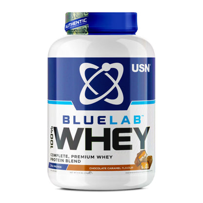 Blue Lab Whey Powder Caramel Chocolate Flavour, 2Kg